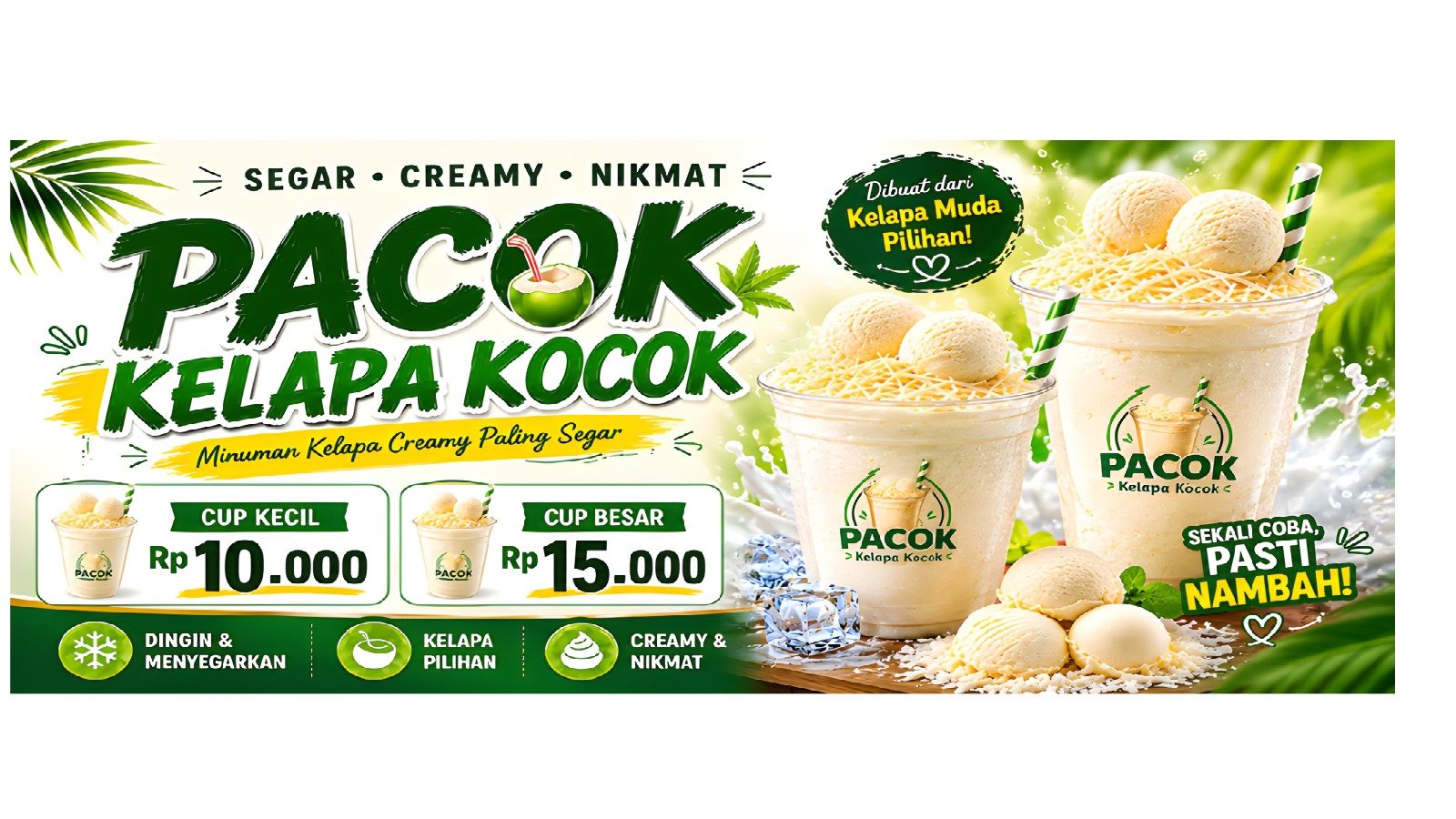 KELAPA KOCOK (PACOK)